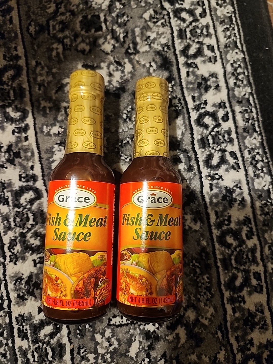 Grace Fish And Meat Sauce Lot Of 2 4.8 FL OZ EACH (142mL)
