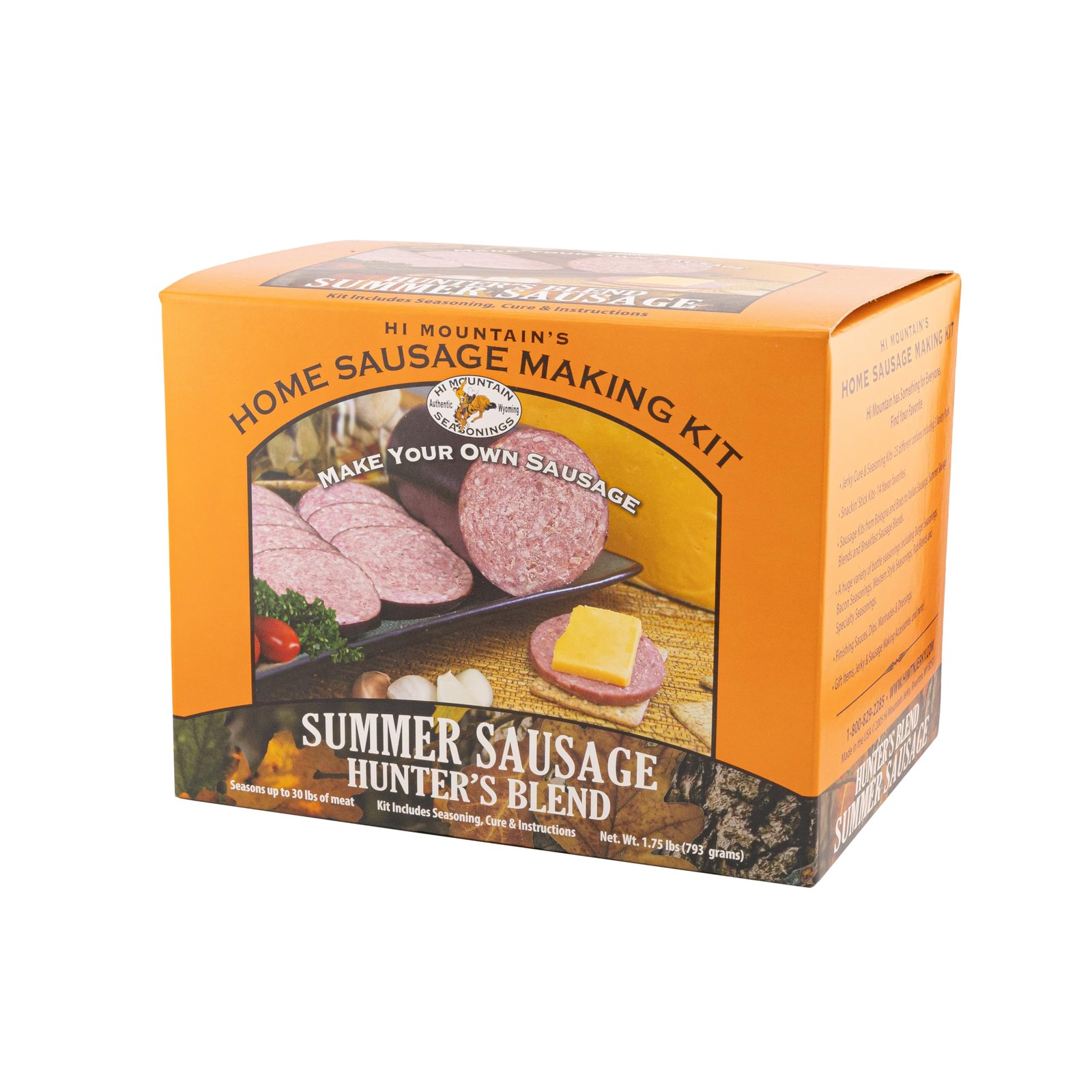 Hi Mountain Summer Sausage Seasoning & Cure ǀ HUNTER’S 28 Ounce (Pack of 1)