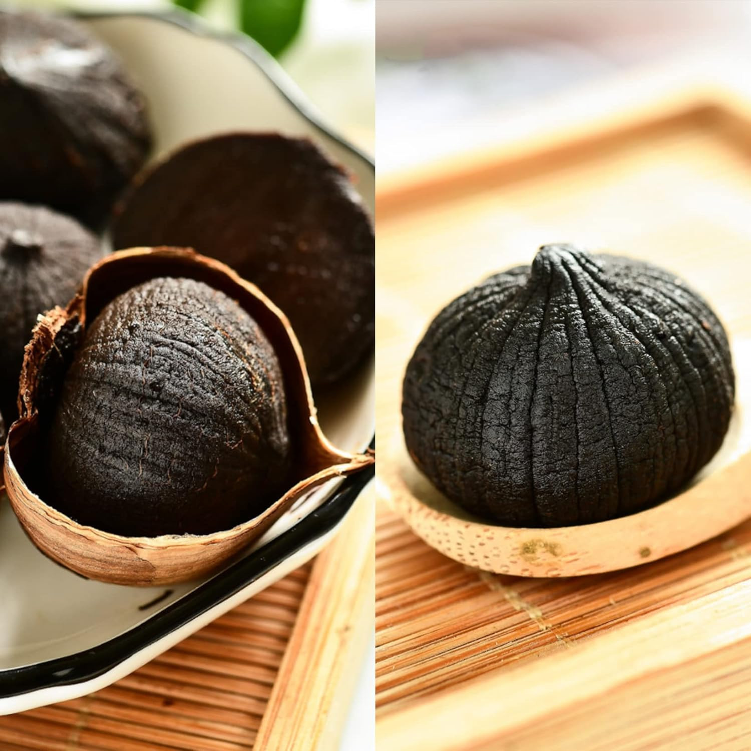 Black Garlic Whole & Peeled 90-Day Fermented No Added Preservatives Ready to …