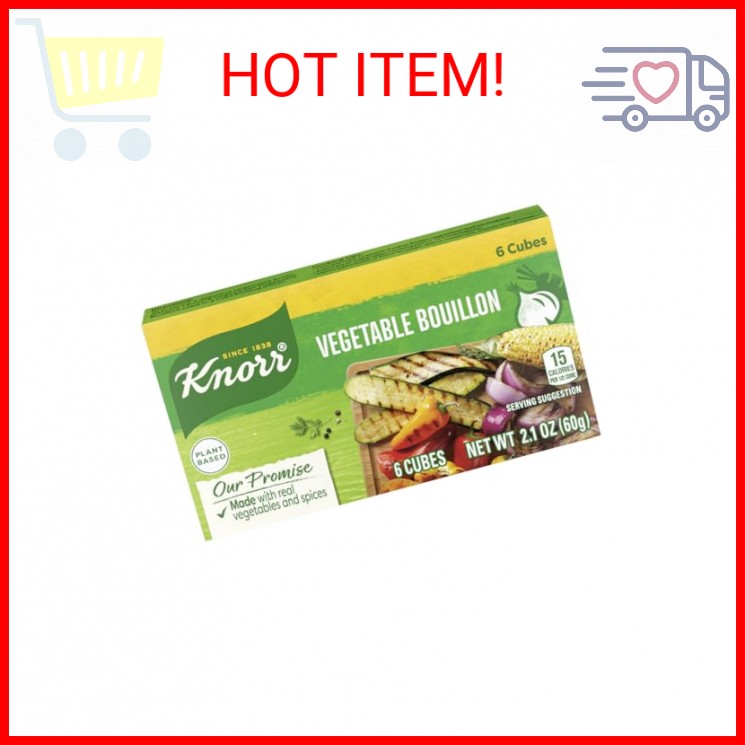 Knorr Cube Bouillon, Vegetable, 6 cubes, 2.1 oz