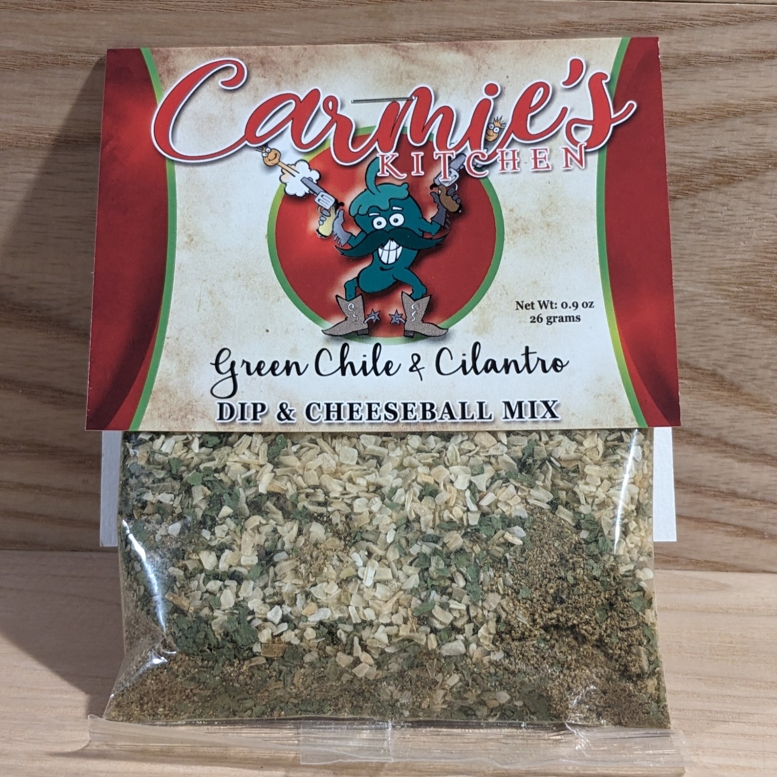 Carmie’s Kitchen Dip & Cheeseball Mix (Green Chile & Cilantro)