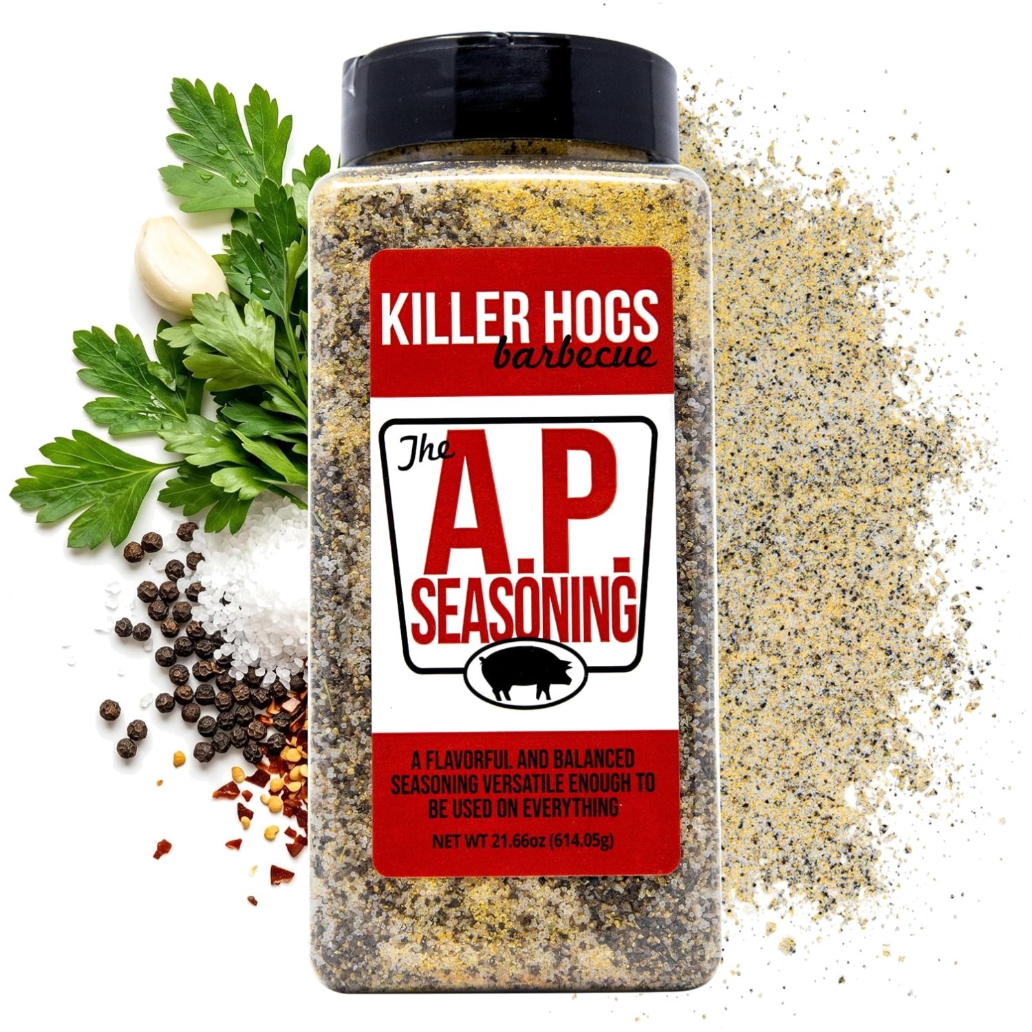 Versatile Championship BBQ Seasoning: All-Meat Dry Rub – 21.7 oz Made in USA