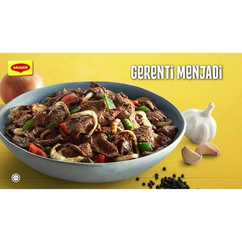 MAGGI PES PERENCAH LADA HITAM | BLACK PEPPER PASTE 80G (4-PACK) – FREE SHIPPING