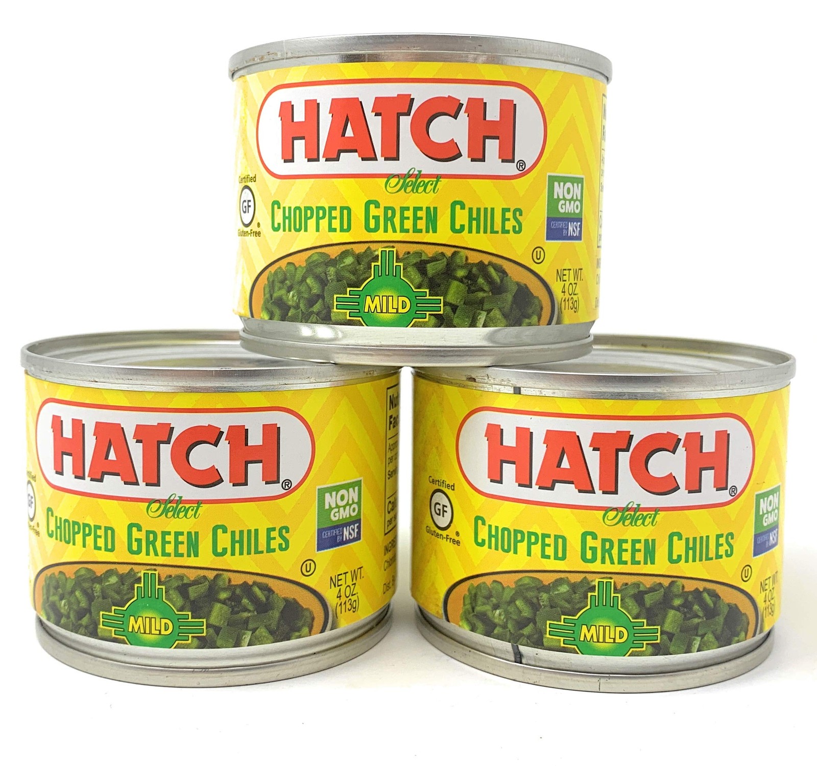 Hatch Chile Co Mild Chopped Green Chilies 4 Ounce Pack Of 3