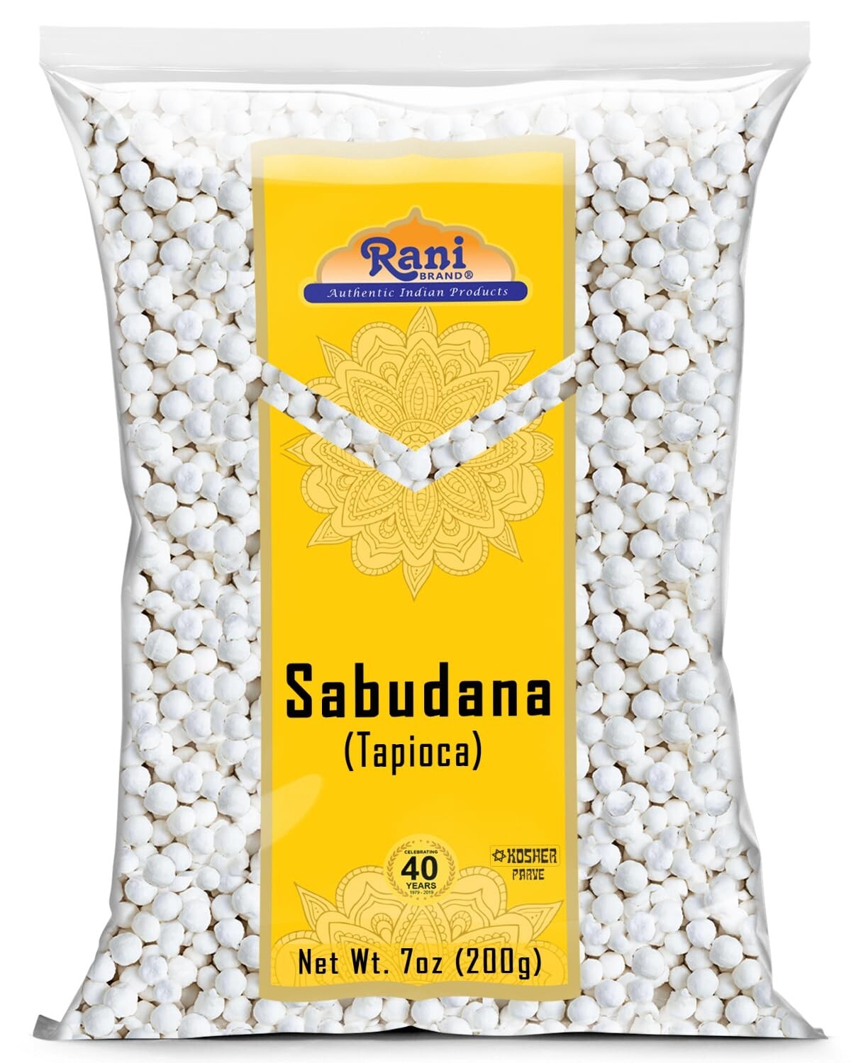 Rani Sabudana (Tapioca / Sago) Pearls 7oz (200g)
