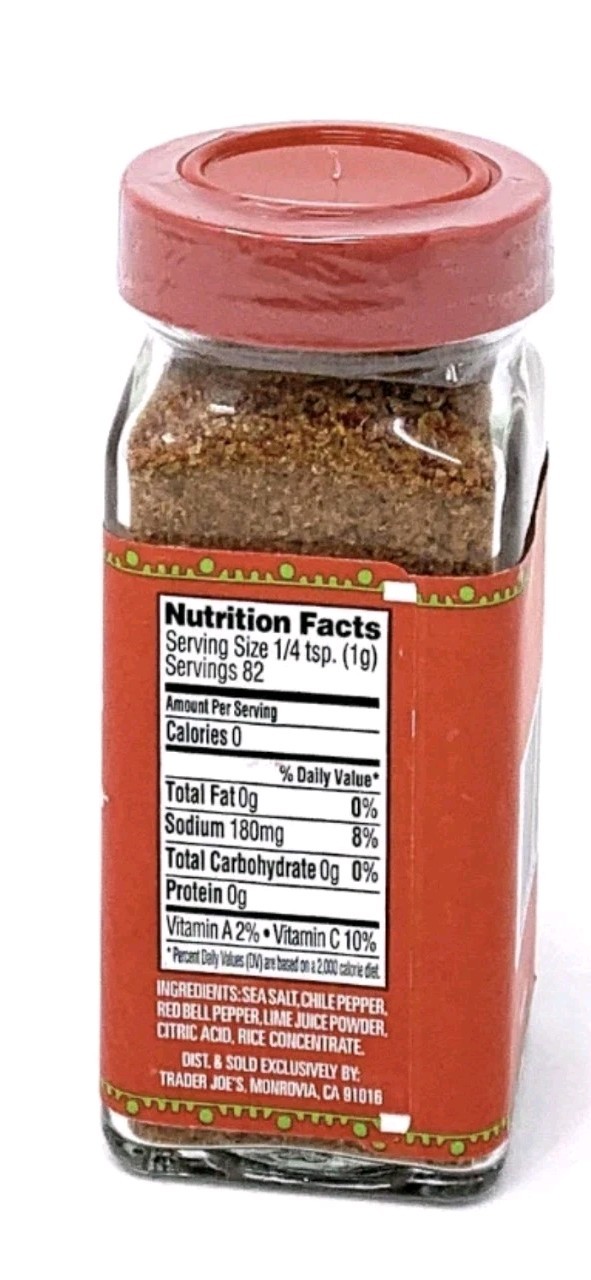 LOT (X3) Trader Joe’s Chile Lime Seasoning Blend Spice 2.9 oz Exp 2026