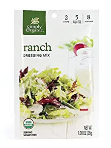 Simply Organic Salad Dressing Mix Ranch 1 oz