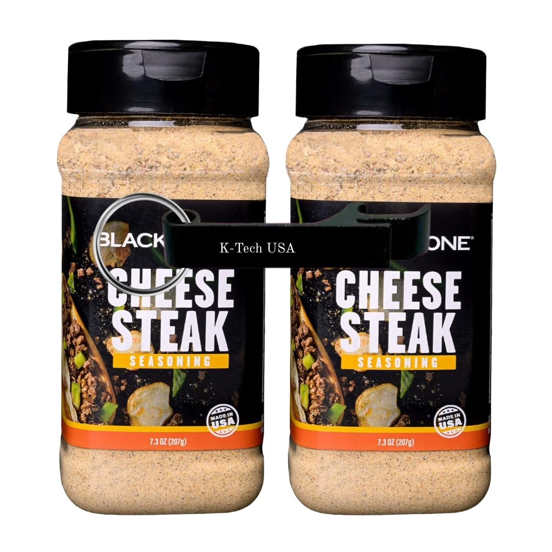 Blackstone Cheese Steak Seasoning Blend 7.3 oz 2 Pack Garlic Spice Mix
