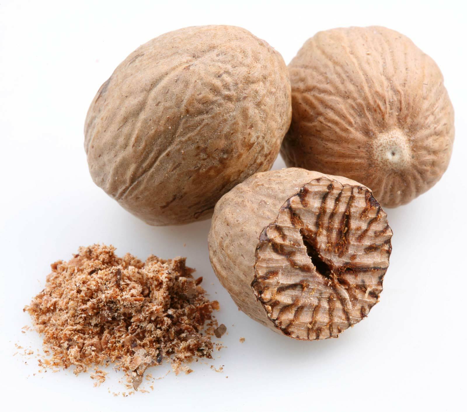 Ceylon Natural Whole Nutmeg Organic Herbal Spicy High Quality 200g Free Shipping