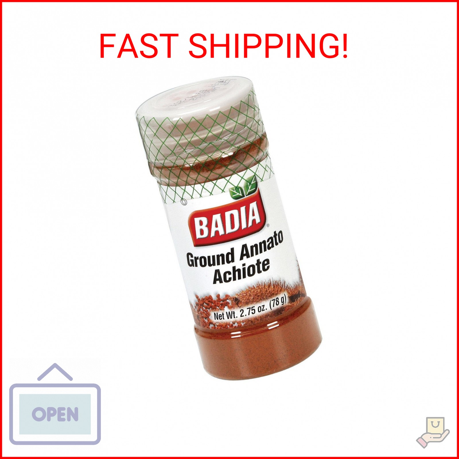 Badia Ground Annatto, Achiote Molido, 2.75 Ounces