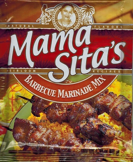 3-pk – Mama Sita’s BARBEQUE MARINADE MIX  1.76oz FREE SHIPPING