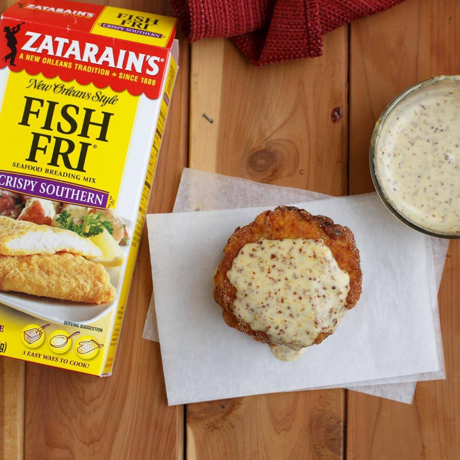 Zatarain’S Crispy Southern Fish Fri Seafood Breading Mix, 24 Oz (Pack of 8)