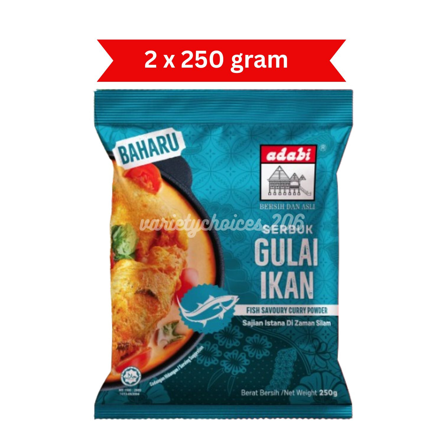 10 Packs x 24g Adabi Fish Savoury Curry Powder Free Shipping