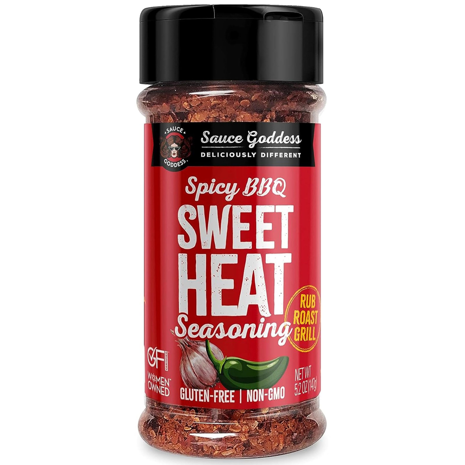 – Spicy BBQ Sweet Heat Spice Shaker – Barbeque Rub with Brown Sugar, Garlic, …