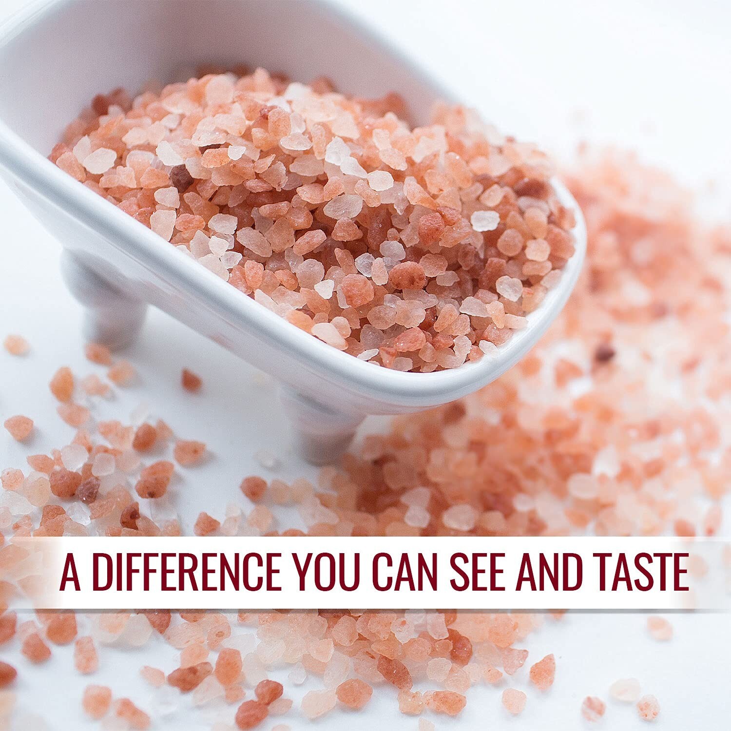100% Natural Pink Salt from Himalayas – Fine Grain, 1 lb for Flavor & Wellness