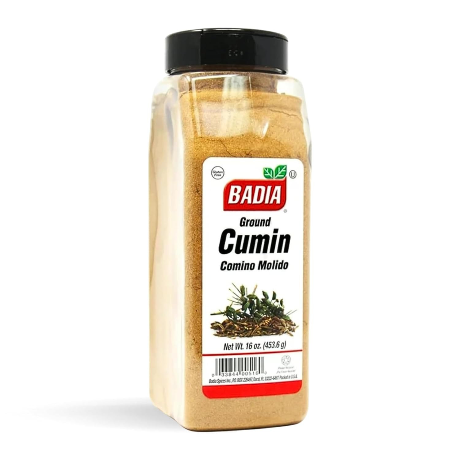 Badia Ground Cumin, 16 Oz – Comino Powder for Authentic Aromatic Flavor in Cooki