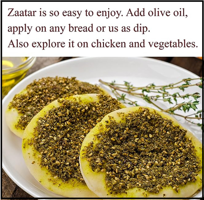 The Spice Way Real Zaatar w/ Hyssop Spice Blend & Sumac, 4 oz, No Thyme .**