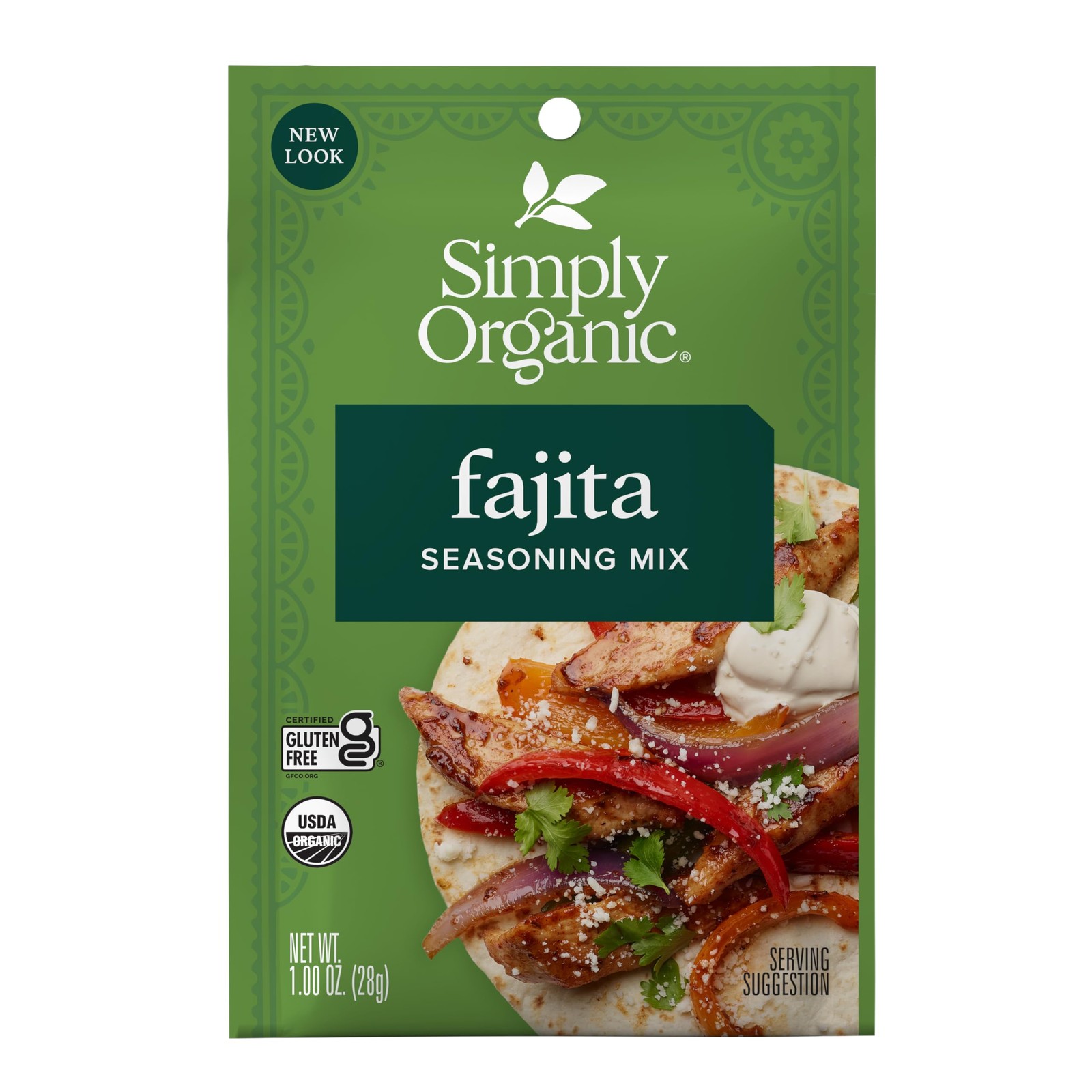 Organic Fajita Seasoning Mix 1 Ounce Premium Tex Mex Flavor For Tacos And Grill
