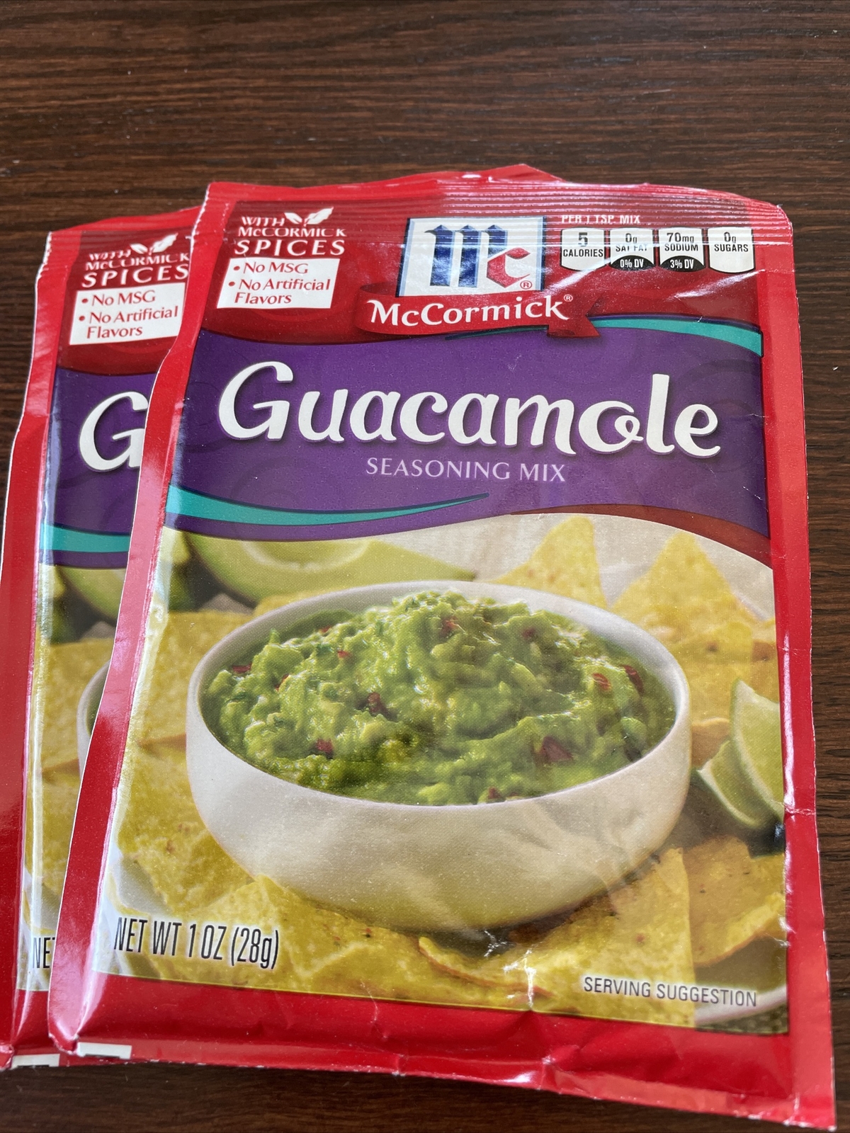 McCormick Guacamole Seasoning Mix 1 oz 2 pack