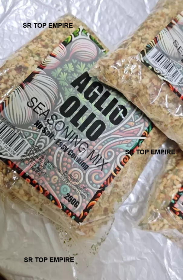 AGLIO OLIO SPAGHETTI & PASTA SEASONING/REMPAH AGLIO OLIO – 250G