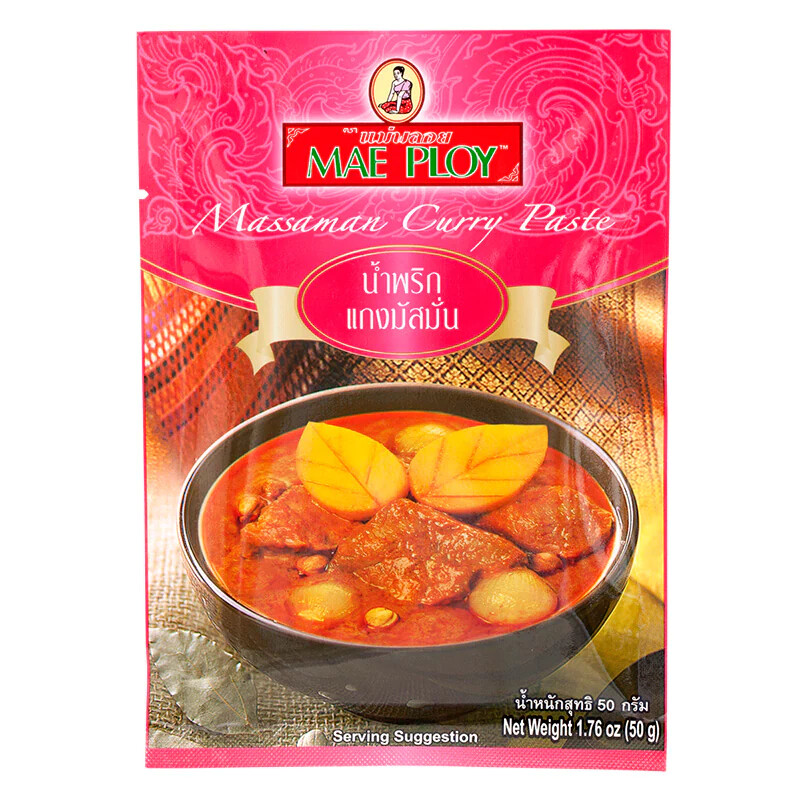 50g x2 Massaman Red Curry Paste Easy Cooking Recipe Thai Food Oriental Mae Ploy