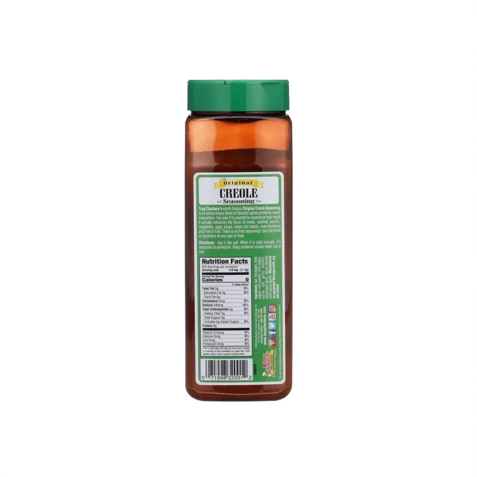 Tony Chachere’s, Seasoning, Original, Cajun, 32 oz…