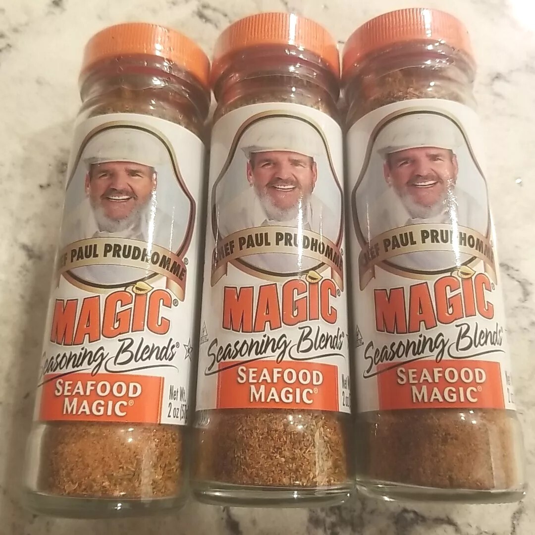 3 Chef Paul Prudhomme SEAFOOD MAGIC Seasoning Blend 2 oz Each 4/2027 Fish Season