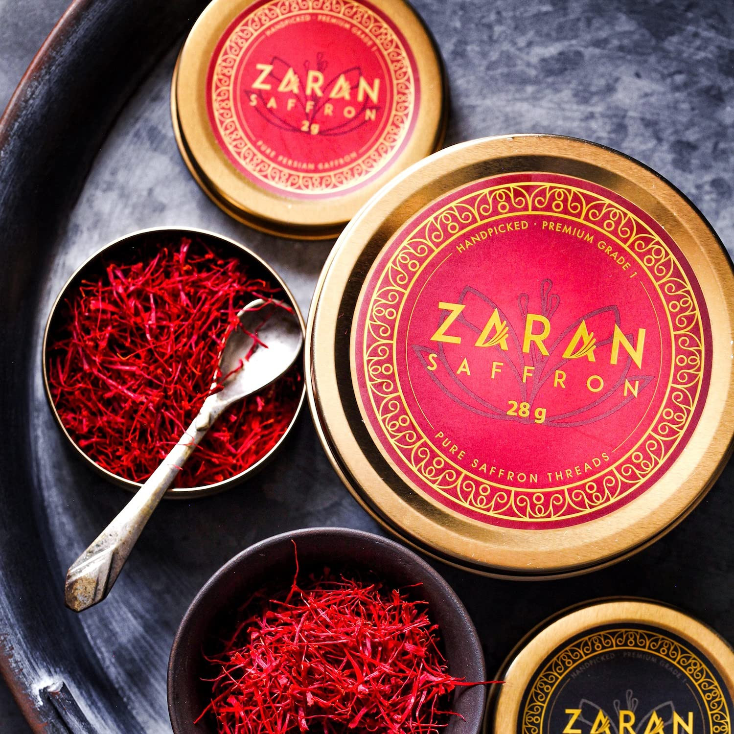 , Superior Saffron Threads (Super Negin) Premium Grade Saffron Spice for Paella,