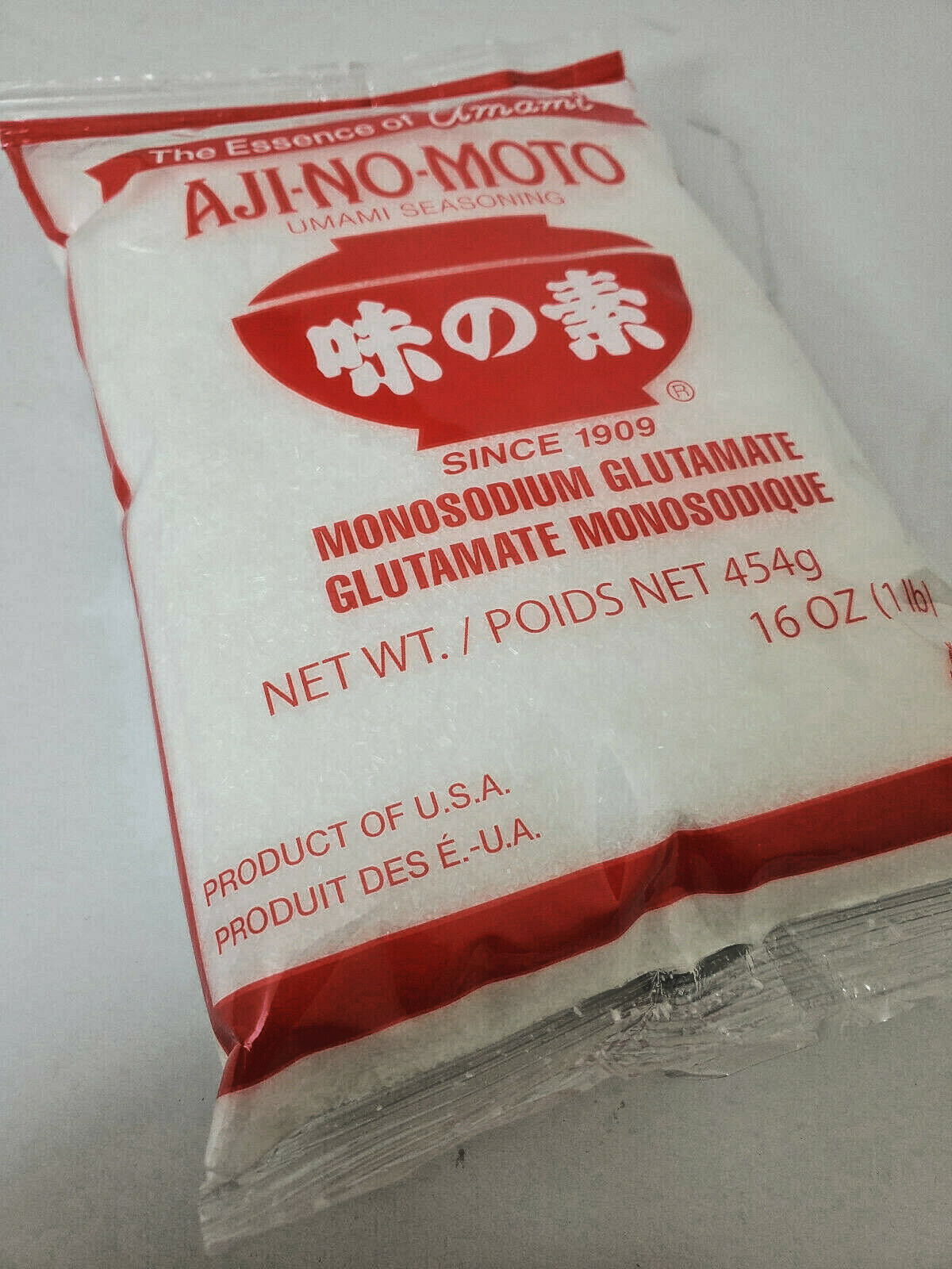 Ajinomoto Seasoning Monosodium Glutamate MSG Aji No Moto 1 Lb (454 g)
