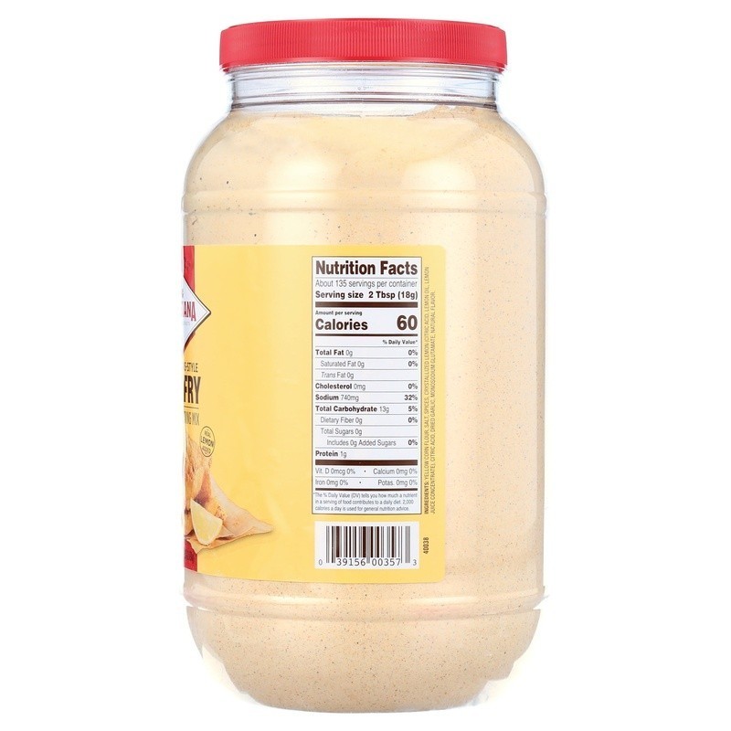 Seafood Breading Mix New Orleans Style Fish Fry Crispy Flour Powder 88oz Jug