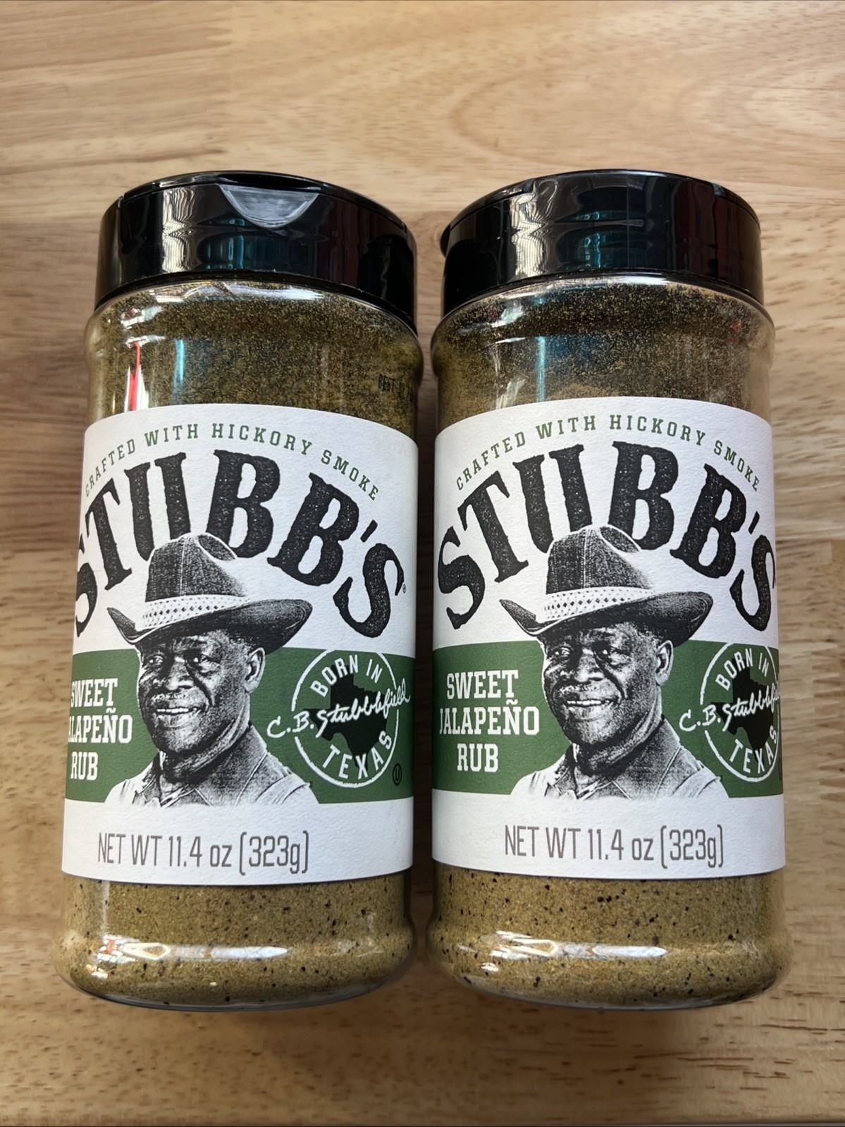 (2) Stubb’s Sweet Jalapeno Rub Spicy Seasoning Dry Rub, 11.4 oz Each, BB 02/2026