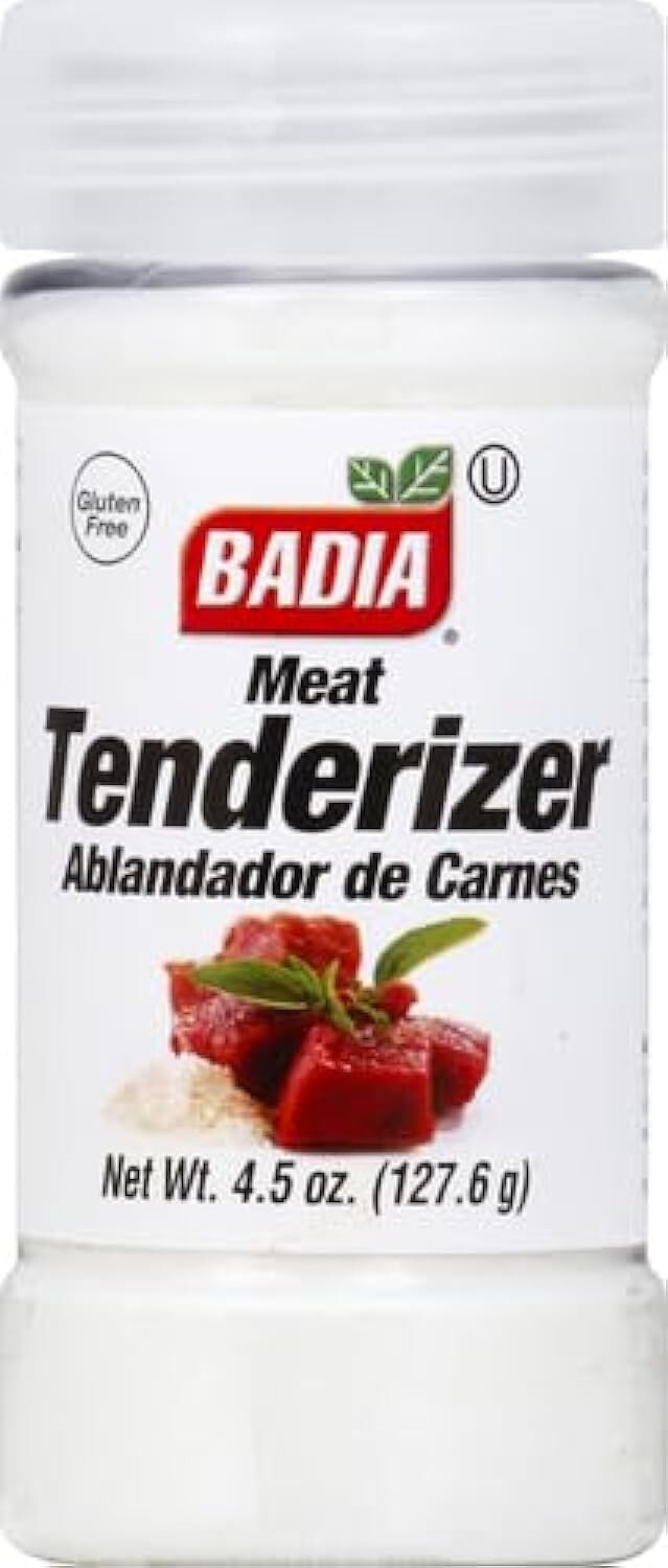 4.5 oz Jar Badia Meat/Tenderizer/Powder/Unseasoned/Ablandador/de/Carnes/Kosher