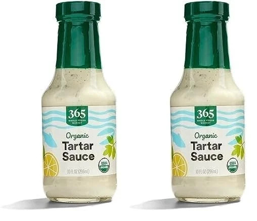 Organic Tartar Sauce, Perfect for seafood dishes, 10 Fl Oz (Pack of 2)