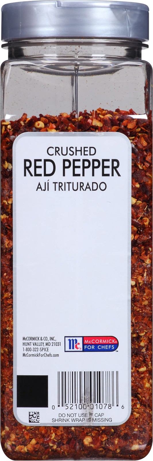 McCormick Culinary Crushed Red Pepper, 13 oz – One 13 13 Ounce (Pack of 1)