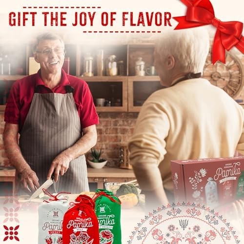 Hungarian Paprika Powder Gift Set (3x100g/3.5oz) Imported from Kalocsa, Hunga…