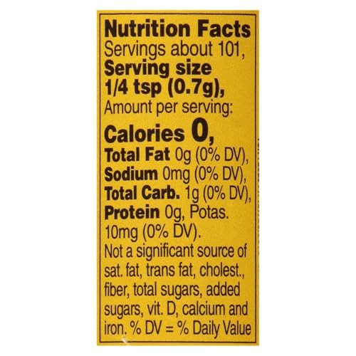 Dash Salt-Free Seasoning Blend, Original, 2.5 Ounce (Pack of 1), Multicolor