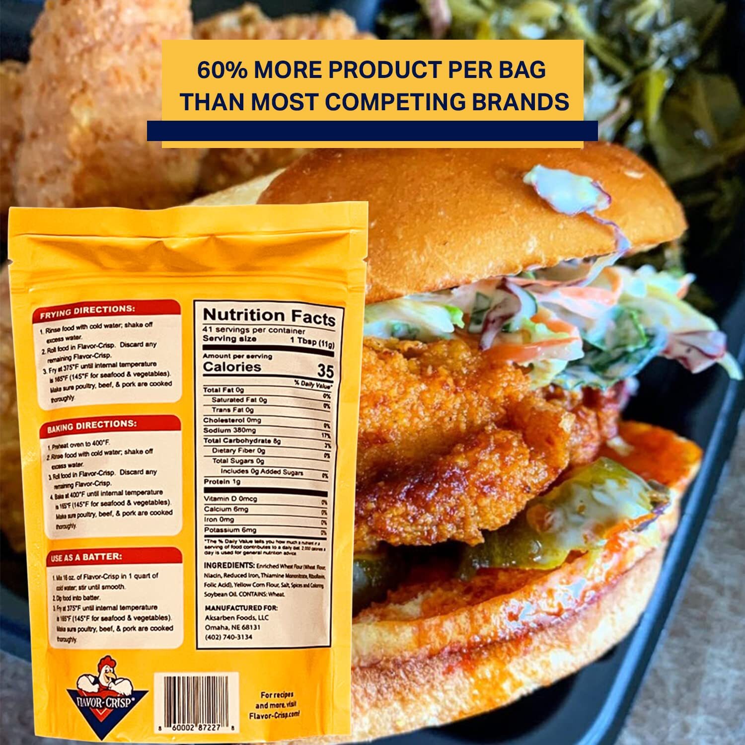 All-Purpose Breading & Batter Mix for Chicken Fish Vegetables Pork Seafood Sh…