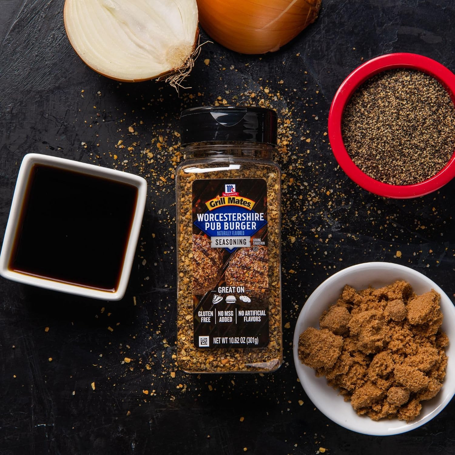 Mccormick Grill Mates Worcestershire Pub Burger Seasoning, 10.62 Oz