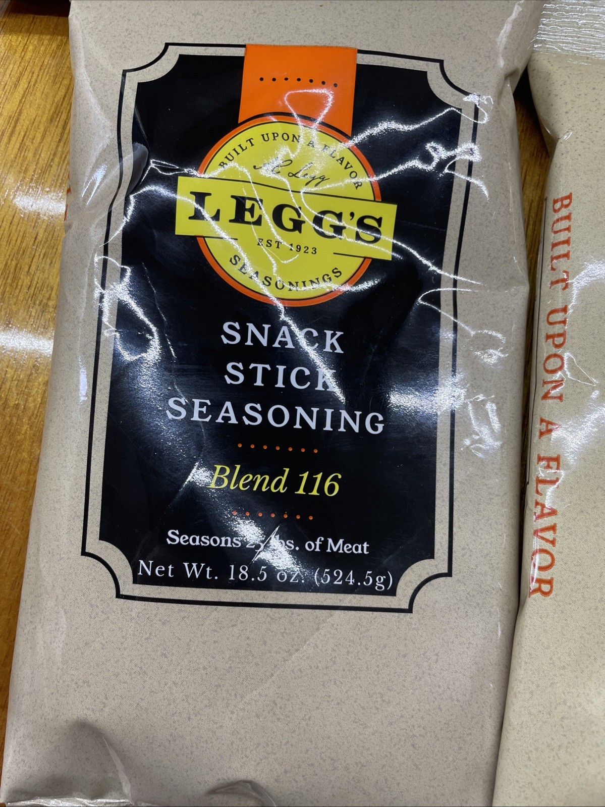 AC Legg’s 5 Pack Maple Flavored Breakfast/Hot Pork Sausage Snack Stick Bologna