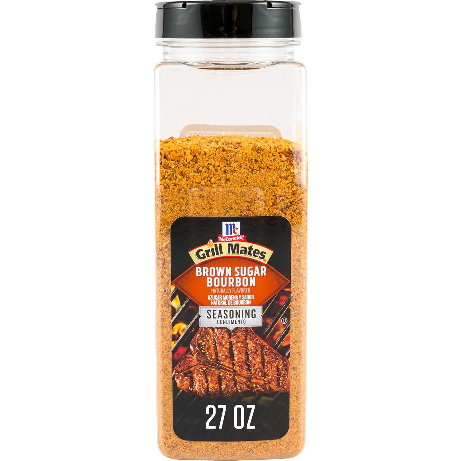 McCormick Brown Sugar Bourbon Seasoning, 27 oz – One 27 Ounce Container of Brow