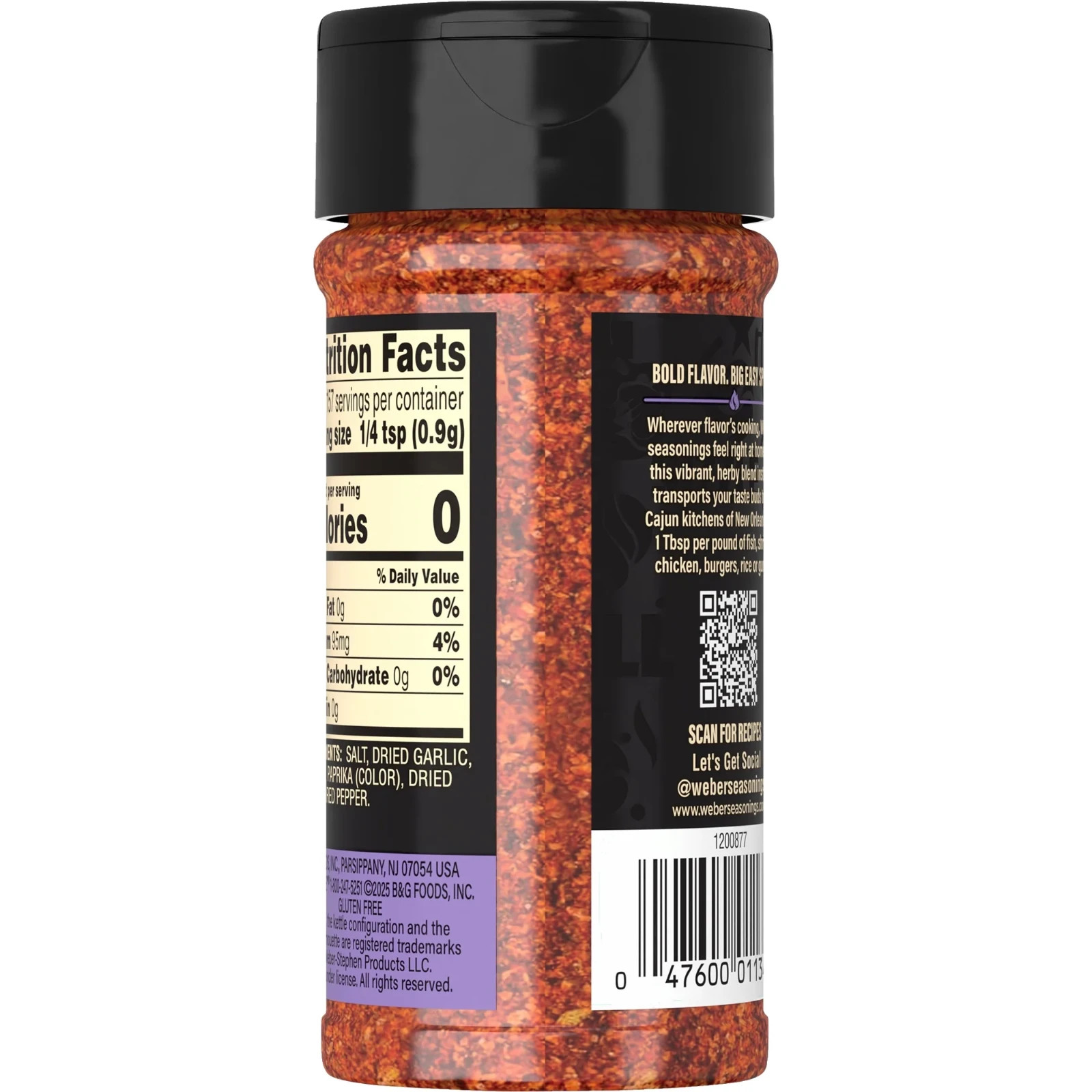 2x Weber @ N’Orleans Cajun Seasoning Original Blend @ 2x 142g – 04/2031