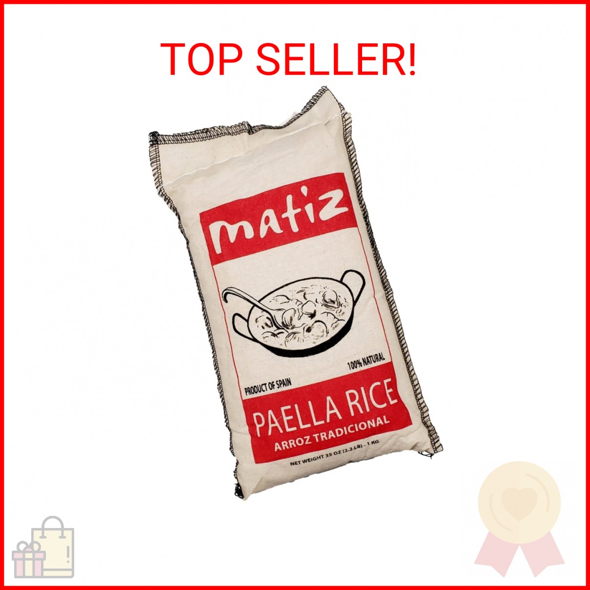 Matiz Valenciano Paella Rice from Spain | Traditional Spanish Medium-Grain | Ris