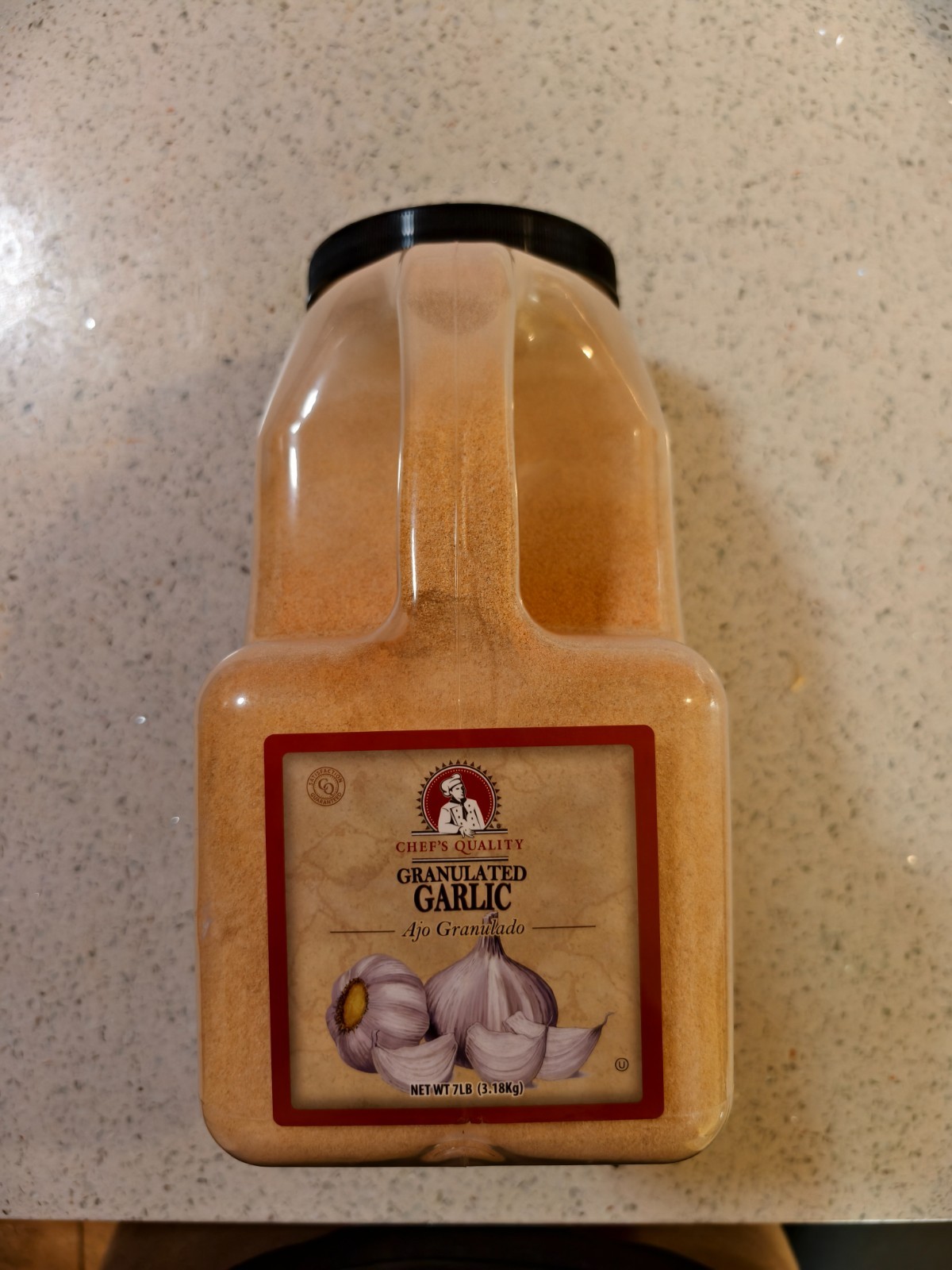 CHEF’S QUALITY GRANULATED GARLIC Ajo Granulado Big size