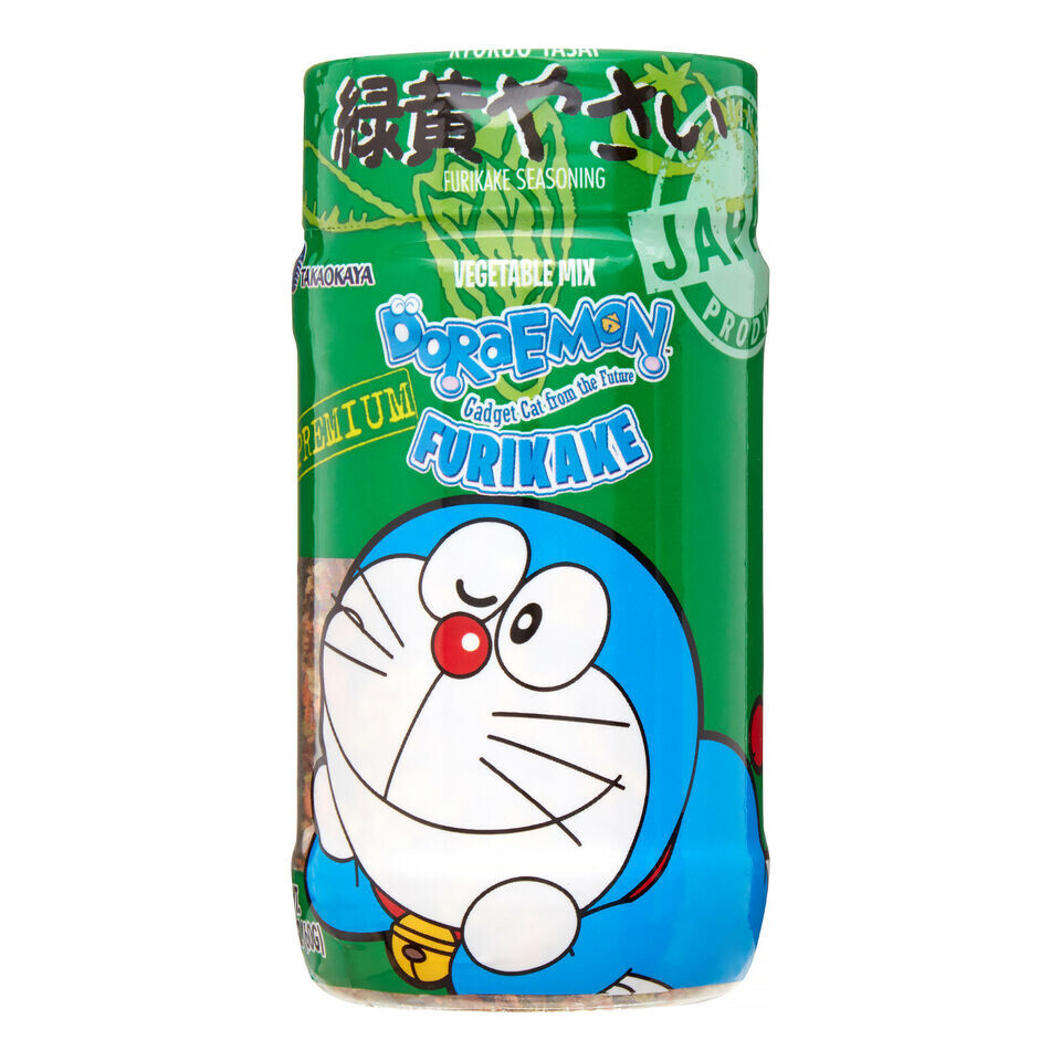 Japan Doraemon Furikake “Aonori & Seasame” and “Veggie Mix” Rice Seasoning Mix