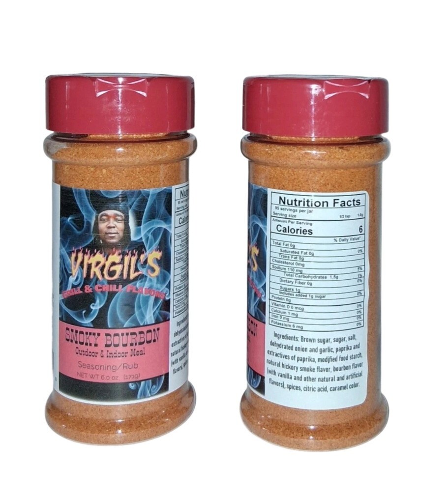 Virgil’s Grill & Chill Flavors..Smoky Bourbon Seasoning and Rub