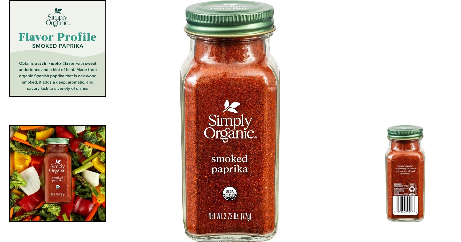 Smoked Paprika 2.72oz Pack of 3 – Mildly Tangy, Sweet Finish, Kosher