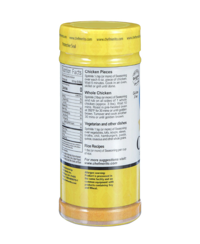 Chef Merito, Chicken Seasoning 14oz x 2 bottles