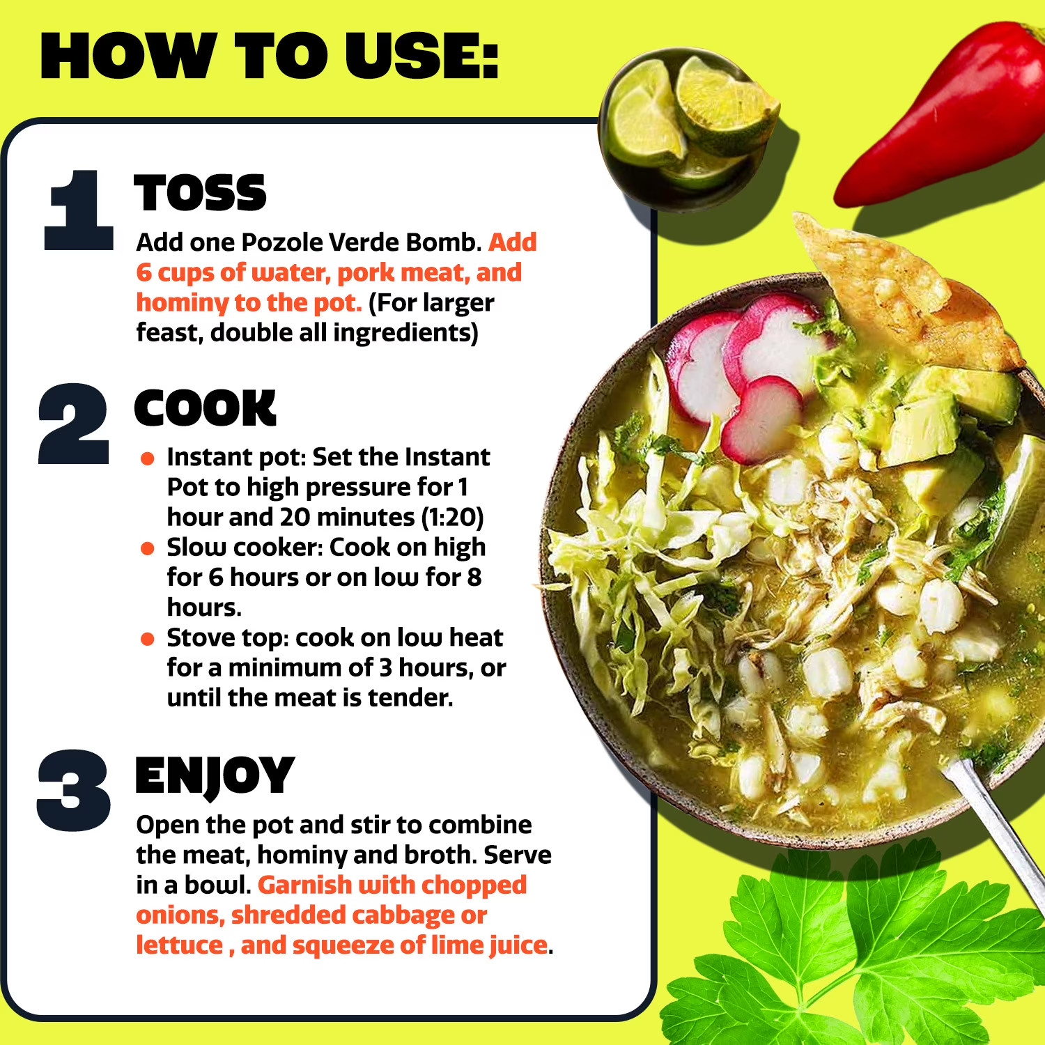 EZ Bombs Pozole Verde Bomb Seasoning, Single Bomb Pack