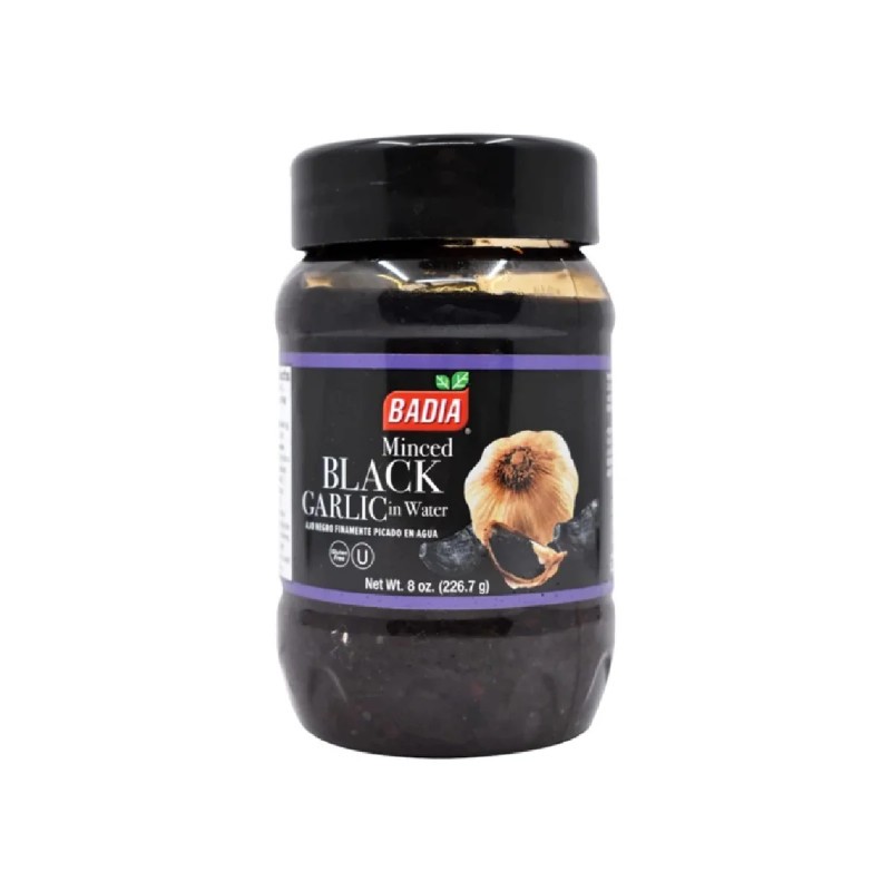 2x Badia Minced Black Garlic in Water Jar Spice Seasoning Cooking Kitchen New 8o