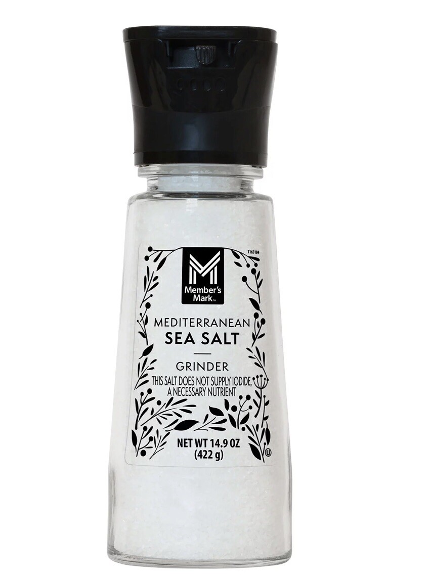 Member’s Mark Mediterranean Sea Salt Grinder, 14.9 Oz 🔥*2 PK